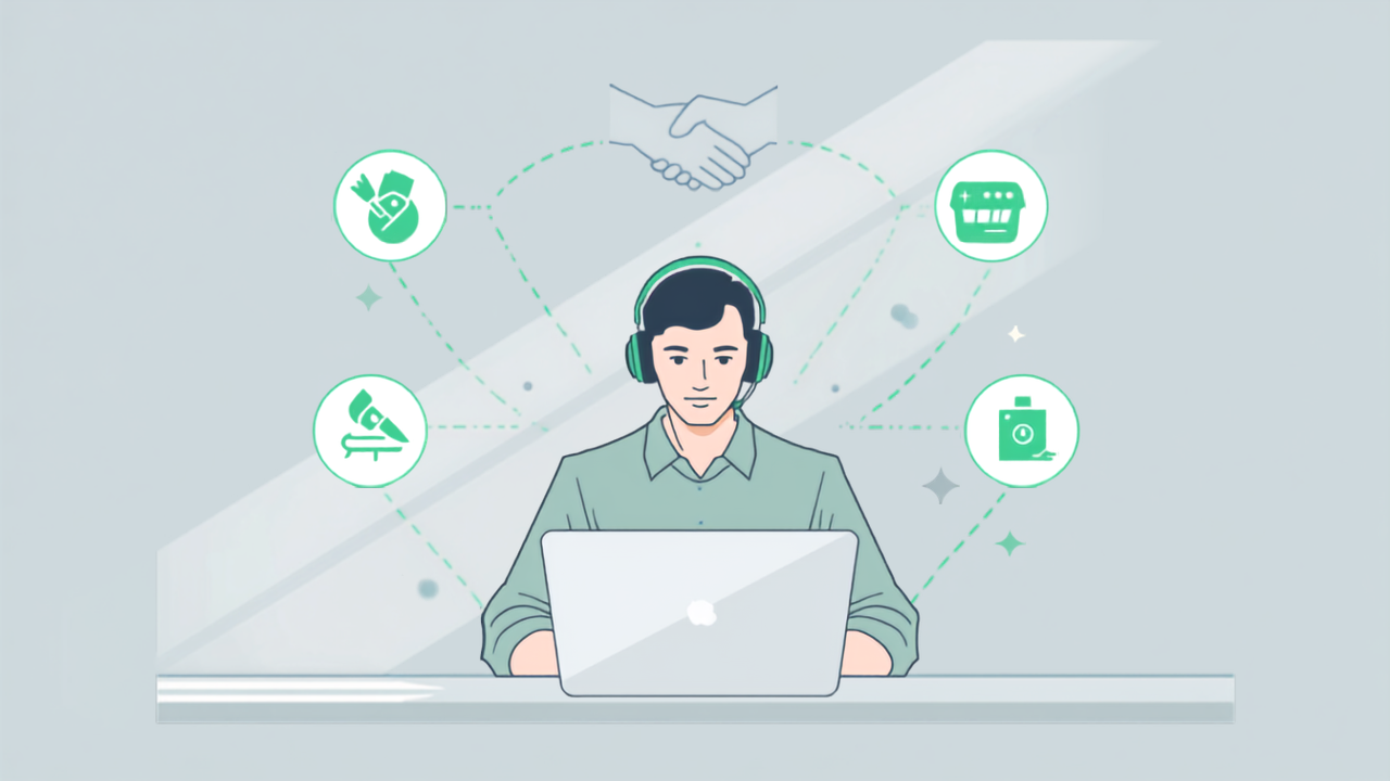Fiverr 2026 homepage showing service categories and Fiverr Neo AI assistant